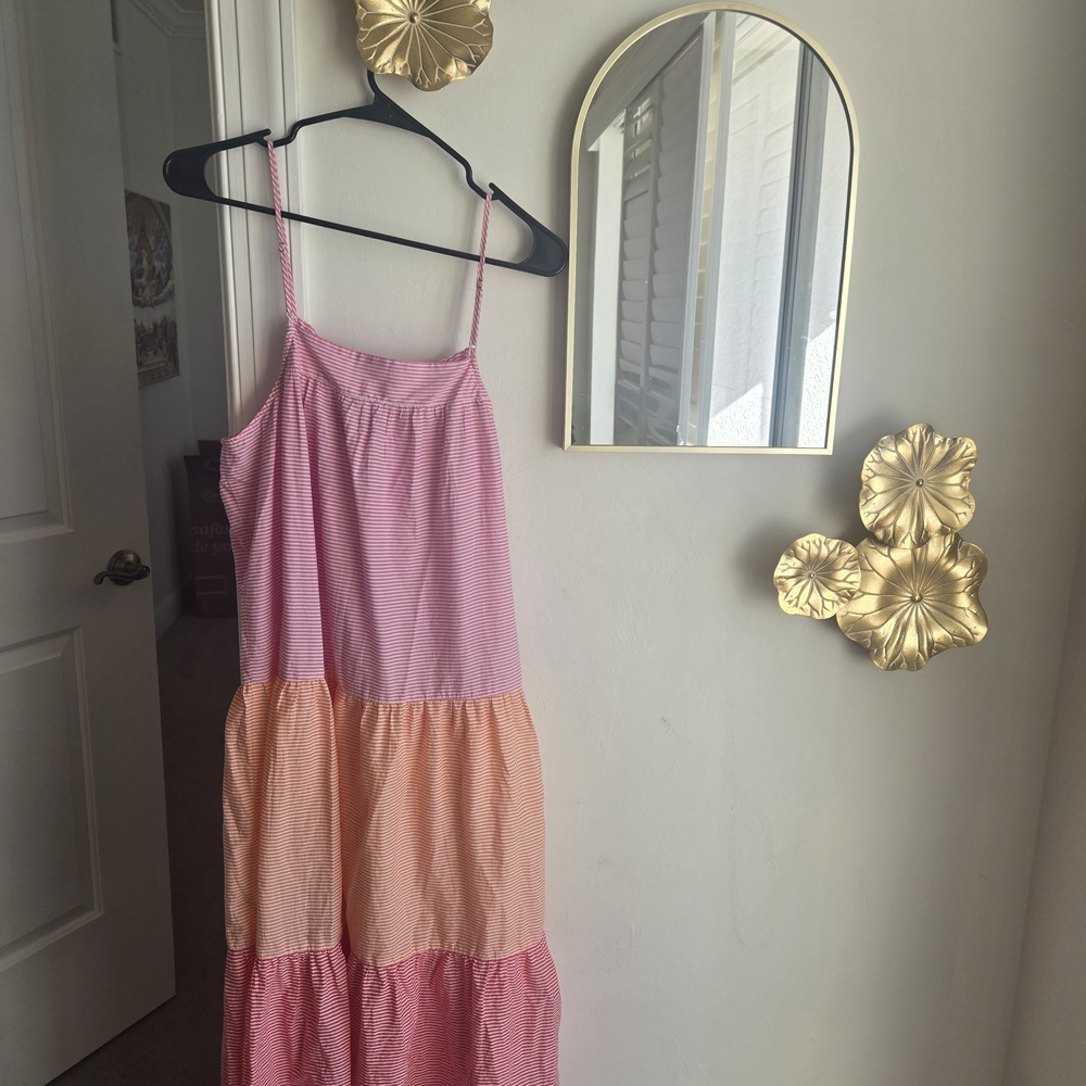 J. Crew Pink Striped Garment
